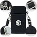 JANKS Small Crossbody Bags for Women Mini Cell Phone Purses with Crossbody Strap Phone Wallet Shoulder Bag Nylon Arm Bag for Women