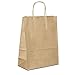 Produktbild 300 x Tragetüten Papier klein braun 18+08x22 cm | stabile Papiertüten | Einkaufstüten Kordelhenkel | Paper Bag klein | Papiertaschen | HUTNER