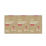[2+1] TheAromaShop Rose Essence Facial Mask Sheet, 0% Harmful Chemical Skin Care, Moiturizing, Sooth