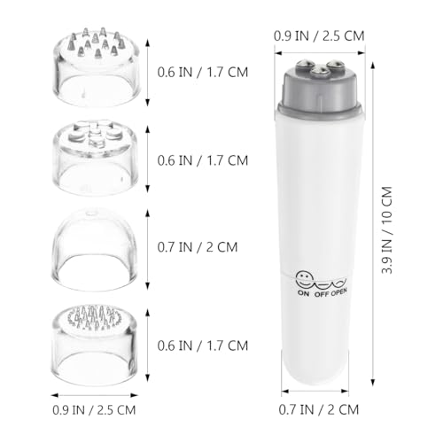 Healifty 4 in 1 Elektrisches GesichtsmassagegeräT Mit Akupressurfunktion Mini Facial Massager FüR Schmerzlinderung Verbesserte Durchblutung… – Ansicht 6