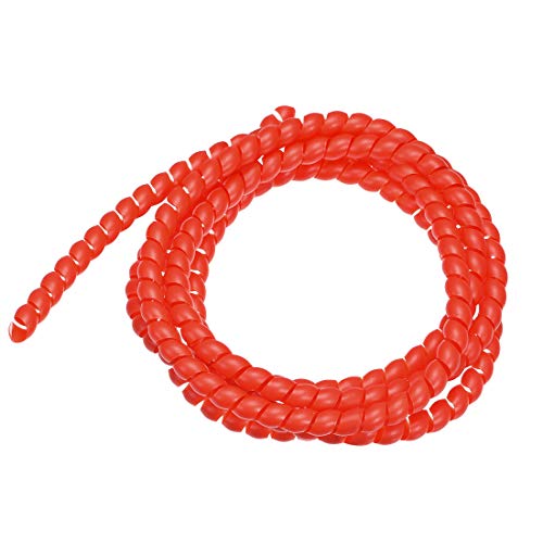Funda para cables roja uxcell de 2m que protege y organiza las conexiones de tu PC