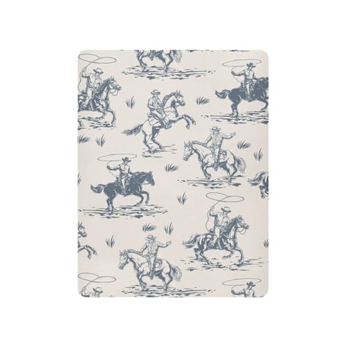 Image of Cowboys Horse Western Crib Sheets Soft Breathable Fitted Baby Crib Sheets Mattress Cover for Girl Boys, 52 inch x 28 inch x 9 inch