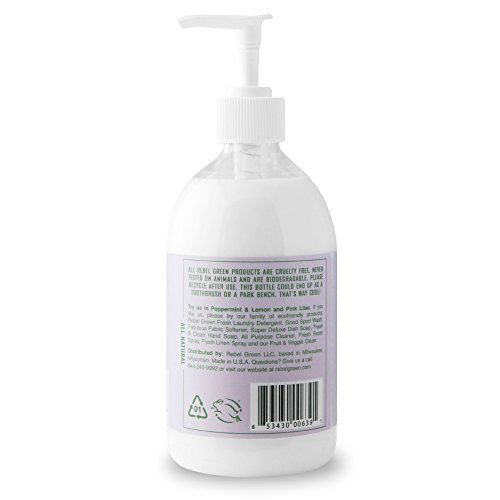 Rebel Green Luxe Hand Cream, Natural Hand and Body Lotion, Lavender & Grapefruit, 16 Ounce Bottle (Pack of 4) - Thumbnail 4