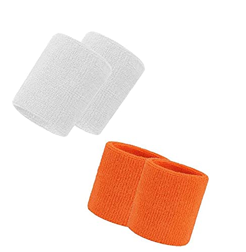 R-LON Wristband (Pack of 2 Pair) Soft Sweatband for All Sport Like Hockey,Cicket,Running,Walk,TT,Tennis, Stretchable, Sweat Absorbent Supports Free Size for All Unisex Youth (B09DVSW2CG) Amazon Price History, Amazon Price Tracker