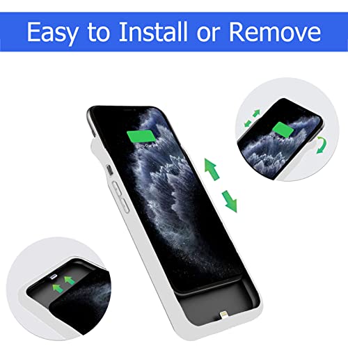 Bovsrt Battery Case For Iphonezrgeable Smart Extended Charging Case Compatible Withzrger Case-Blue #TOP4