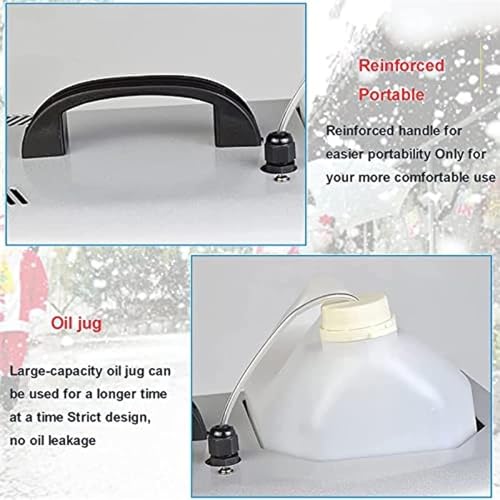 Machine à neige 1500 W pour scène extérieure avec faux flocon de Noël