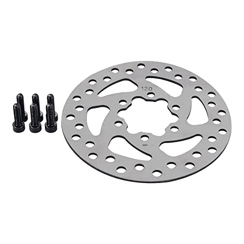 GOOFIT Bicycle motorcycle Disc 120mm Disc Rotor Brake Rotors 6-Bolt mounting For EBikes, Mountain Bike And Sports Bike