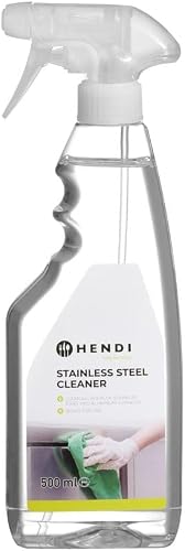 HENDI Nettoyant inox, pour les surfaces en inox et en aluminium, vaporisateur de