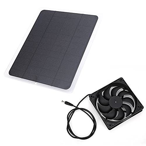 RASTKY Solar Panel Power Generation Board for Energy and Comfortable Temperature Level for Greenhouse, Pet House, and Car 10W 12V USB Output
