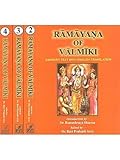 Ramayana of Valmiki (Set of 4 Volumes) Sanskrit Text With English Translation Dr. Ramashraya Sharma And Dr. Ravi Prakash Arya