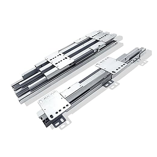 Flyuzi Högdjupskåp Tung-duty Heaven and Earth Guide Rail Sliding Push-Pull Dushing Cock Absorption Drawer Slide (Color : TH-18(48.5CM))
