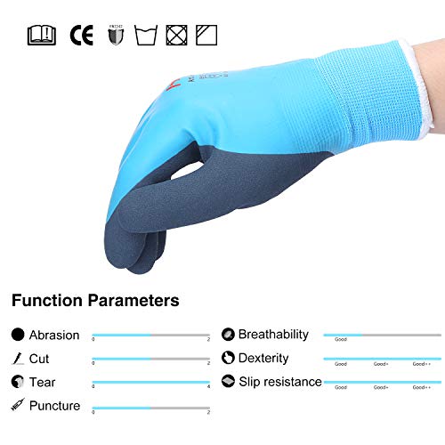 Ds Safety Men’s Waterproof Thermal Winter Work Gloves Size Large #TOP4