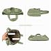 Imagen de EVEOUT Bolso de hombro Paja Tejido Mujer Verano Bohemio Ligero Grande Shopper Bolsos Tote Rafia para Playa Vacaciones Viaje Diario