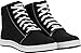 Highway 21 Axle Shoes, Motorcycle Cruising Footwear with Mesh Comfort Liner and Reinforced Toe and Heel Boxes Black/White