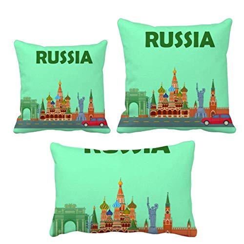 Coussin Kremlin Russie graffiti pour raviver un vieux canapé - 2