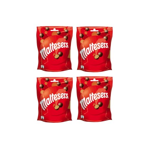 Malteser 102g Sharing Bag Bundle - Chocolate Bundle - 4x 102g Sharing Bags