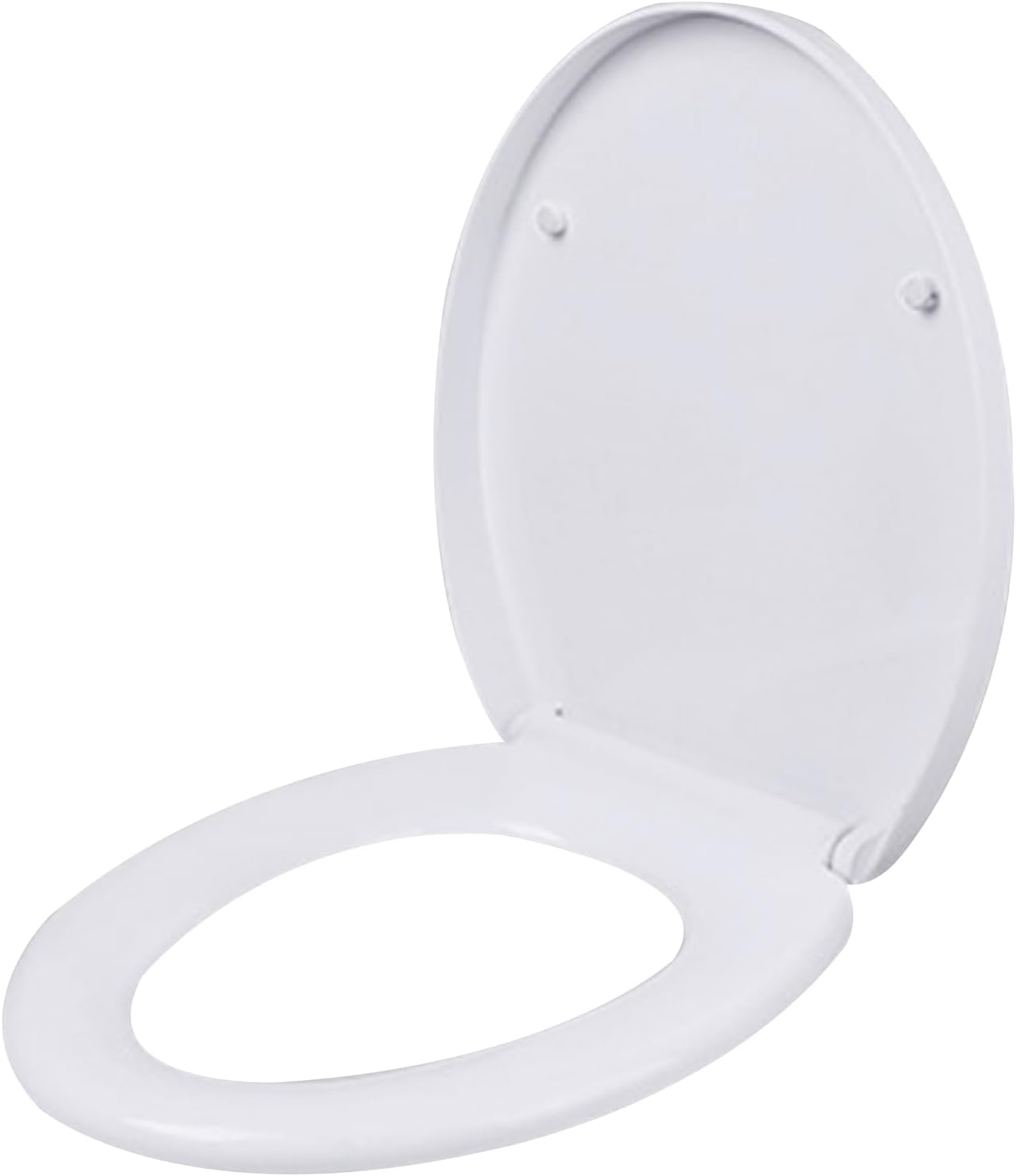 Beauenty Toilet Seat Cover, Soft Close Toilet Seat, Elongated unmute Toilet Seat Cover, Easy Installation, Durable and Scratch-Resistant, Ideal for Home Bathrooms (O-shaped)