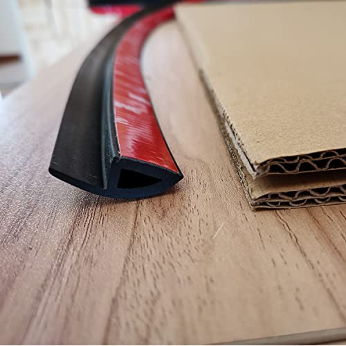 Zeyue 6.56Ft Floor Mats Edge Reducer - Carpet Straight Edge Threshold Transition Strip Floor Edging Trim Vinyl - Beveled Edge Ramp Edge Guard For Use With 3/8" Thick Rubber Flooring Black #TOP6