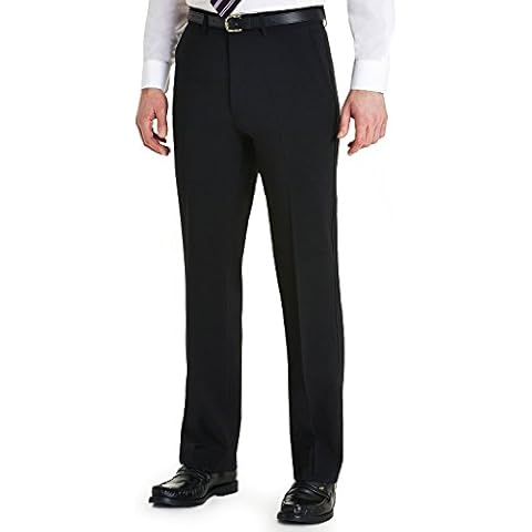 Farah Classic Regular Fit Black Trousers Cover