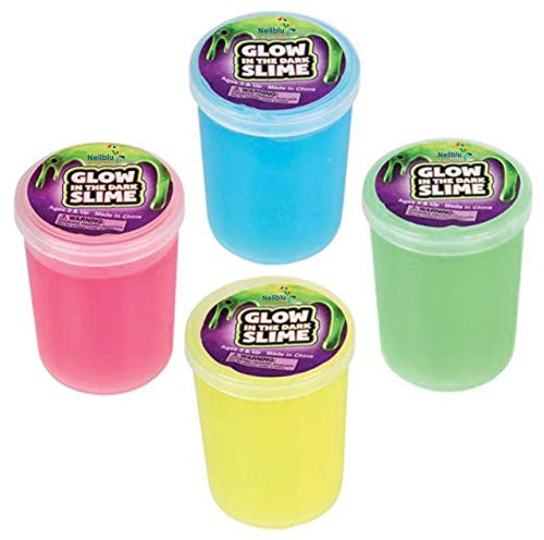 Neliblu Glow in The Dark Slime Putty Non Toxic Therapeutic and Fun Party Favors, Goodie Bag Fillers, - //coolthings.us