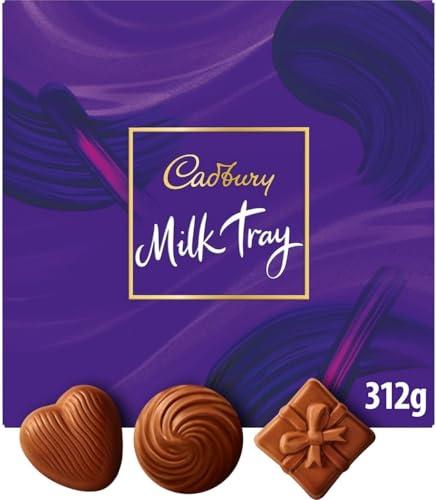 Cadbury Milk Tray Chocolate Box Assorted Milk Chocolates Gift Set for Birthdays Anniversaries & Special Occasions Great for Gifting 312 g (Pack of 1)