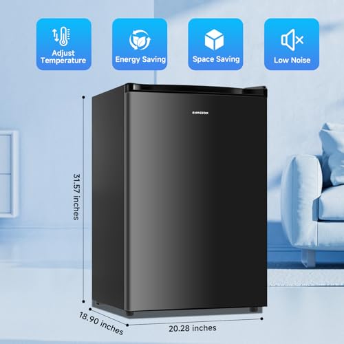 image for BANGSON 3.0 Cu.ft Compact Upright Freezer, Energy-Saving Mini Freezer 