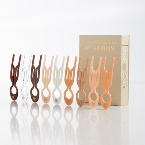 No1 Hairpin |Beige Grand Collection| Fiona Franchimon– Create Any Hairstyle in 30 Second, Updos & Volume – For All Hair Types Fine, Thick, Long. All day Hold, No Kinks
