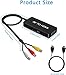 DigitPro RCA to HDMI Converter, AV Composite to HDMI Converter Adapter, Wii/PS2/VHS/VCR/DVD/X box/n64 to HDMIconnector for New TV, Support PAL/NTSC, 720P/1080P