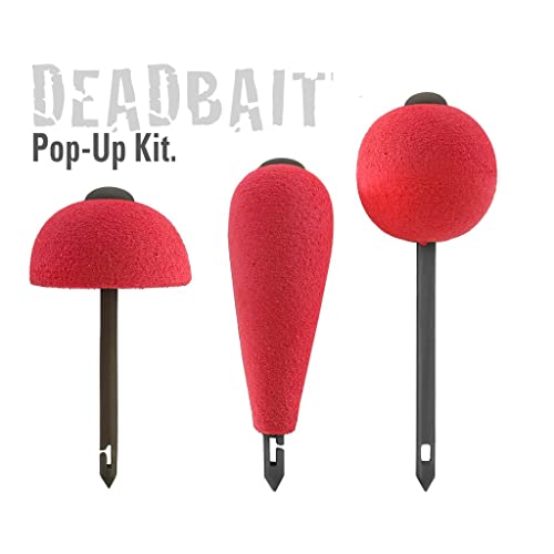 blntackle76 Jenzi Pop Up Kit Red 3-6 Pieces Buoyancy Body Dead Bait Pike Bait + Fishing Scissors or Free Petri Sticker (3 Buoyancy Bodies + Fishing Shears) - Image 2