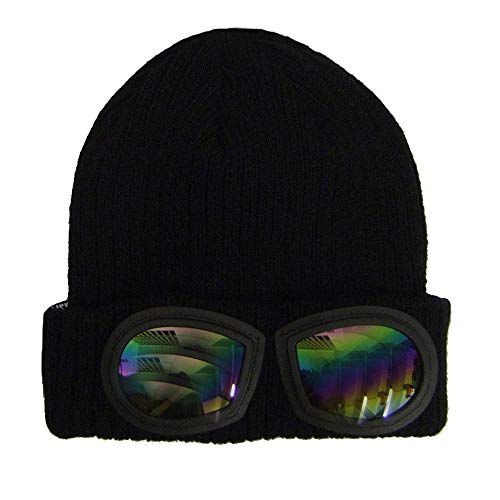 Image of Life Supply Goggle Knit Beanie (LSACC602), Black/Multi, One Size