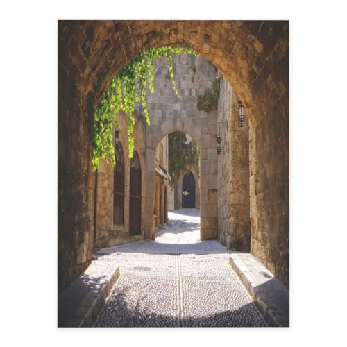 AUGUSTRUSH Kristall-Aufkleber Italienische Straße 26,5x20cm