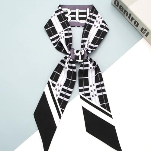 5 Pack Purse Scarf Set, Polyester Scarf for Bags Head Scarves for Handbag Handle Scarf Band Hair Neck Scarf for Women Fashion Gifts Decor,234