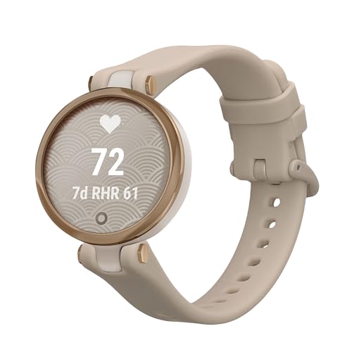 Correa de silicona compatible con Garmin Lily Sport beige