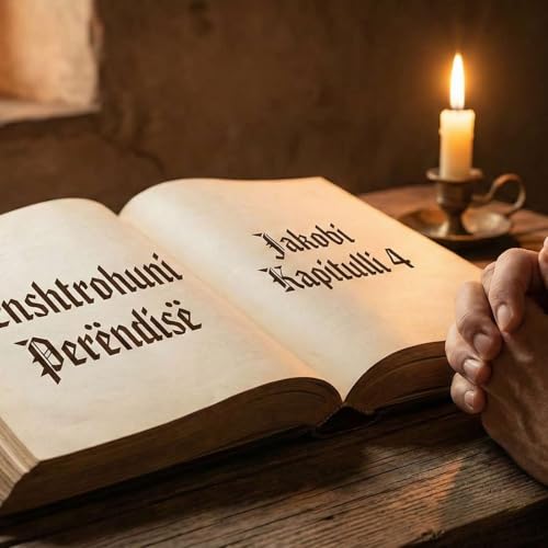 "N&euml;nshtrohuni Per&euml;ndis&euml;" (Jakobi Kapitulli 4)