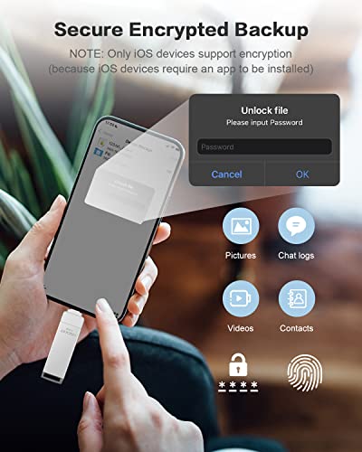 Image of External Storage Compatible for iPhone /PC /iPad /Android /More 3.0 High Speed Devices for Pho