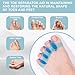 2 Pack Toe Separators & Toe Spacers for Women and Men, Soft Silicone Bunion Corrector and Big Toe Corn Removers, Toes Hammer Correctors & Bunion Corrector for Men, Overlapping Toes (Black)