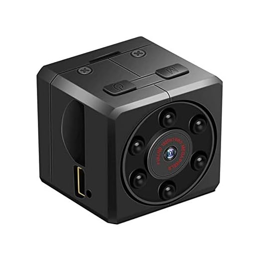 NCONCO 1080P mini kamera bärbar DV videokamera full HD rörelsedetektion övervakningskamera för utomhus hemma
