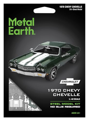Modelo 3D Metal Earth 1970 Chevy Chevelle miniatura 6
