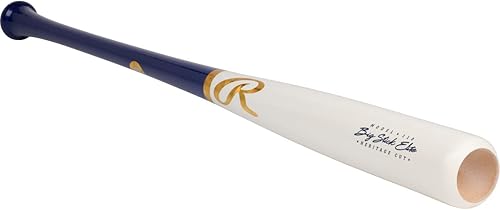 Miniatura 30 de Rawlings Rawlings Bate de béisbol de madera Big Stick Elite Arce, abedul/Opciones compuestas Natural/Azul Marino 110 Abedul