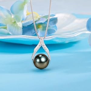 Gifts anniversary for wife women tahitian black pearl necklacesmothers day gifts for mom wife mom girlfriend her birthday day gifts christmas day gifts valentines day for her jewelry gifts  urban country home decor