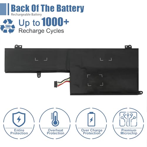 Image of L16L6PC1 Laptop Battery, 11.58V 72Wh 6217mAh Compatible with Lenovo Yoga 720-15IKB Series Notebook L16M6PC1 L16C6PC1 5B10M53745 5B10M53743 5B10M53744