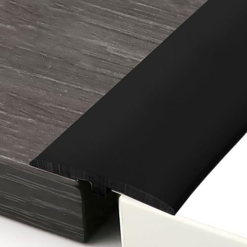 Profilé de transition autocollant - Profilé en T - 5 x 300 cm - Bande de transition en PVC autocollant - Profilé en T - Pour seuils de porte et sols de raccordement des carreaux de sol stratifié