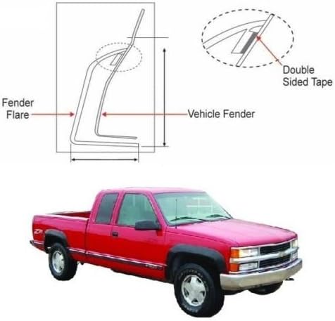 Fender Flares FIT Chevy Silverado 88-98 1500 2500 3500