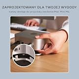 SATECHI Mac Mini M4 Hub & Stand z obudową na SSD NVMe, stacja dokująca Mac Mini M4 z 2x USB-A 10 Gbps, portem danych USB-A, czytnikiem kart SD dla Mac Mini M4/M4 Pro – Srebrny
