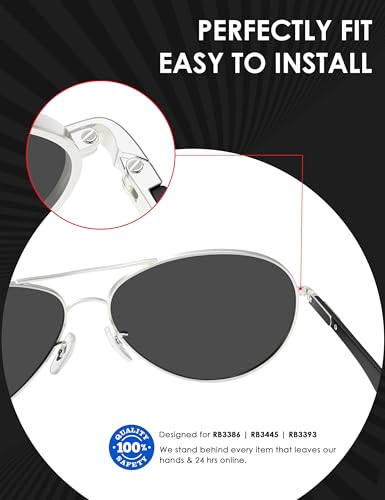 Tornillos para gafas Ray-Ban RB3393 Blazerbuck acero de alta resistencia 3