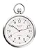 Produktbild REGENT Herren Taschenuhr Edelstahl 43 MM Quarz Weißes Zifferblatt Arabische Zahlen Datum P-778