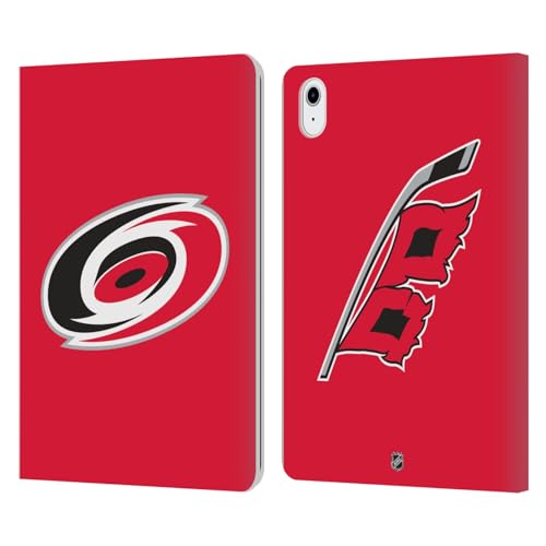 Étui iPad Air 11 compatible 2020-2025 avec protection cuir NHL Carolina Hurricanes