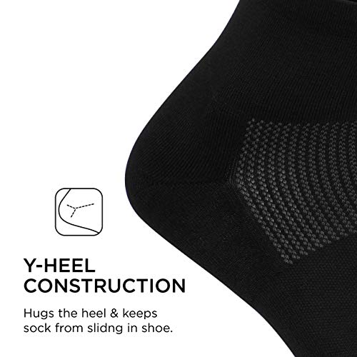 Feetures High Performance Max Cushion Quarter Sock for Women & Men - Moisture-Wicking Athletic Socks - (1 Pair)4