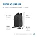 HP Professional 17,3 Zoll Laptop-Rucksack, wasserabweisend, RFID-Schutz, recycelte Materialien, verschließbare Doppelreißverschlüsse, für Laptops bis 17,3 Zoll, Schwarz