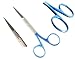 Premium German - Iris Micro Dissecting Scissors,Gum Scissors,Suture Scissors Eye/Dental Scissors Curved Straight -Ideal for Nurses, EMS, Students, Education & More (Straight Blade 4.5